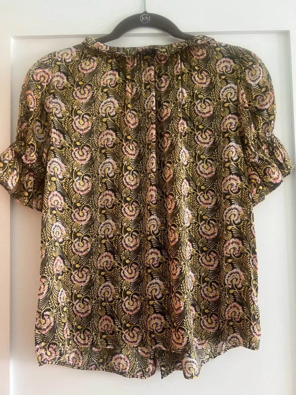 Paisley Short-Sleeve Blouse